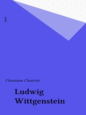 cover image of Ludwig Wittgenstein